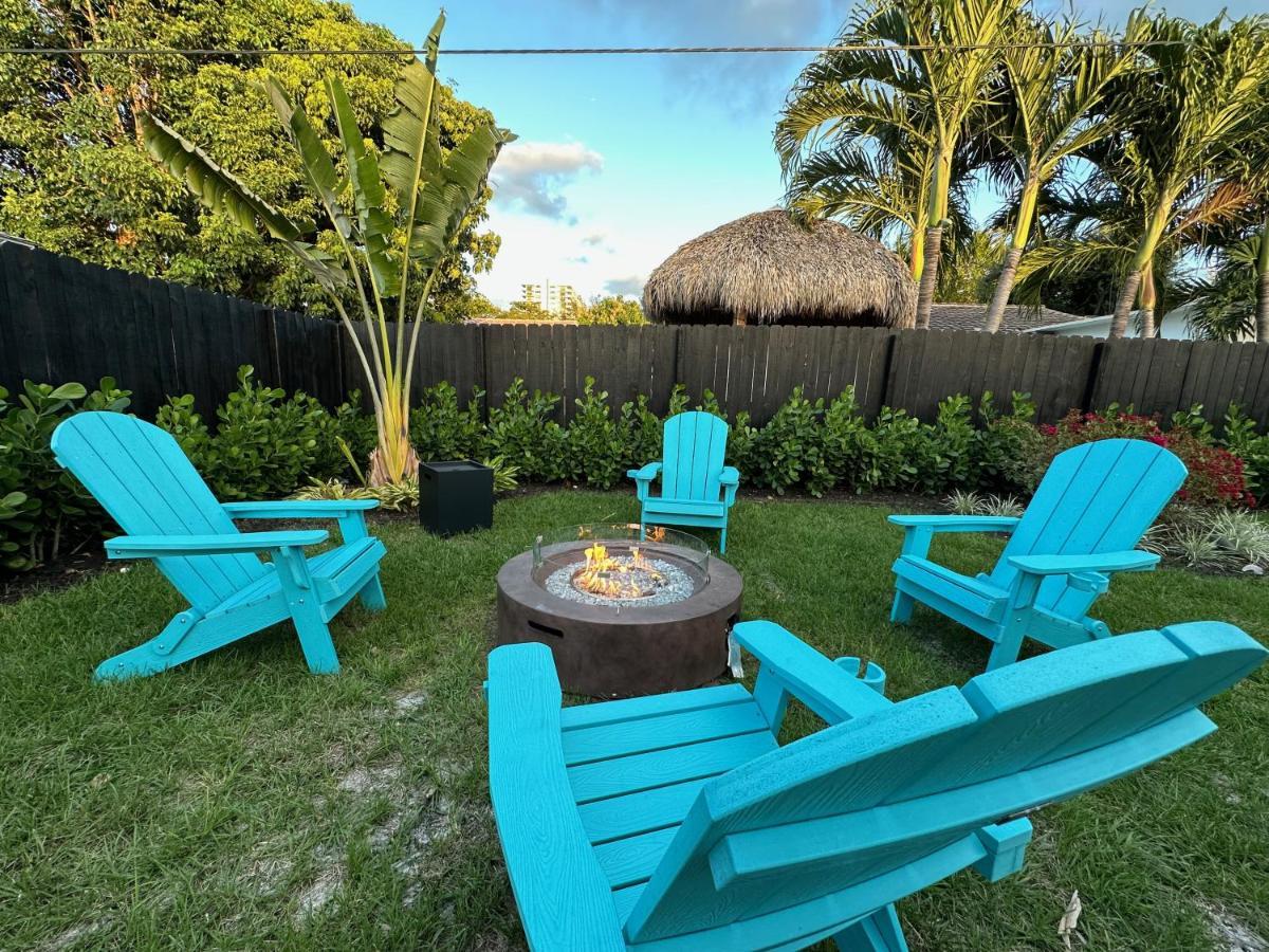 The Sun House - 3 Bed, 2 Bath, Private Pool, Fire Pit, Huge Backyard Villa Fort Lauderdale Exterior photo