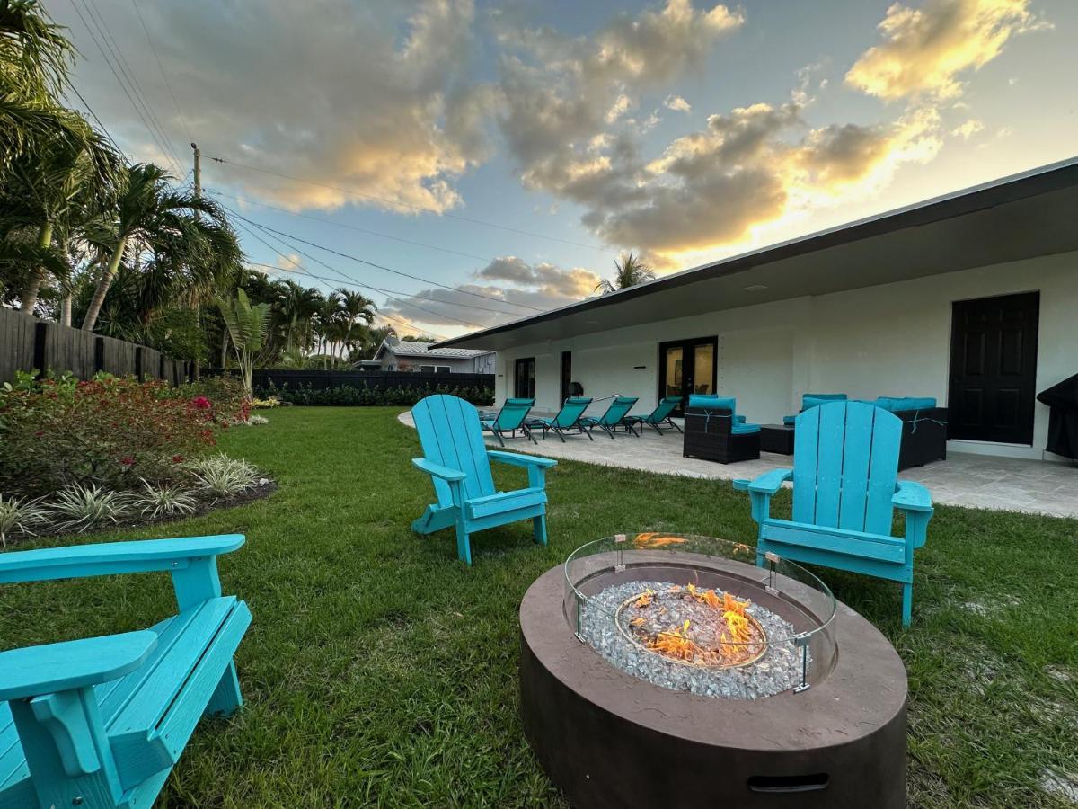 The Sun House - 3 Bed, 2 Bath, Private Pool, Fire Pit, Huge Backyard Villa Fort Lauderdale Exterior photo